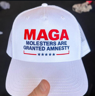 MAGA MOLESTERS ARE GRANTED AMNESTY FUNNY Dad hat
