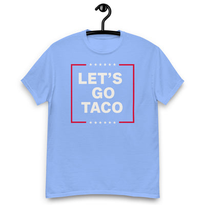 Anti-MAGA taco graphic t-shirt – Trump chicken joke for Democrats shirt
