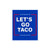 Anti-Trump 2024 taco sticker