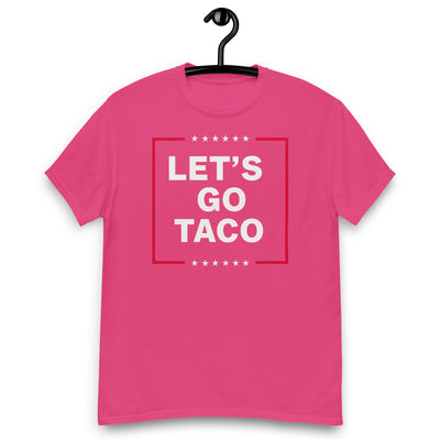 anti-Trump taco shirt for liberals – Trump always chickens out parody tee