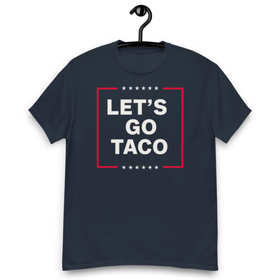 Satirical taco-themed political shirt for liberals and rebels