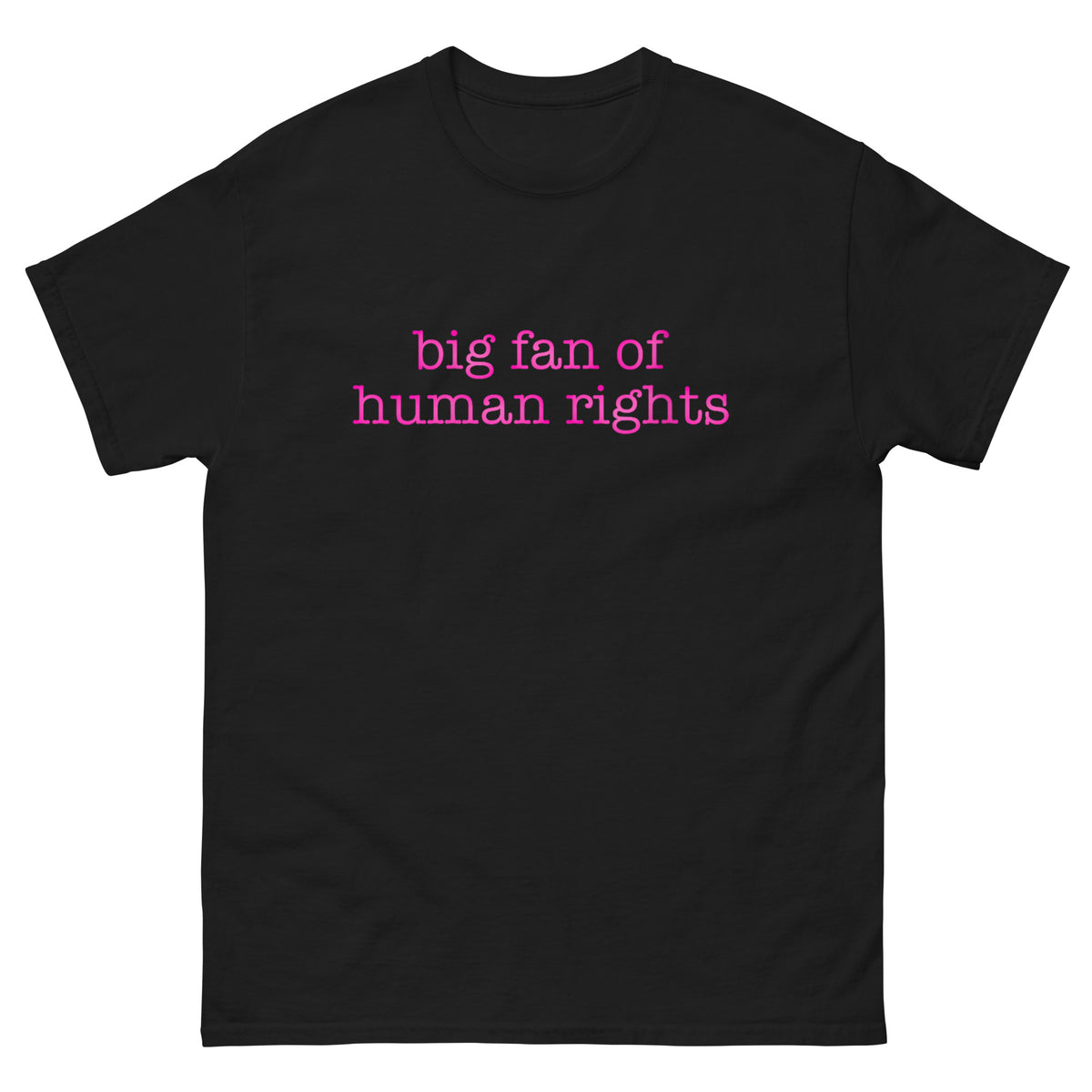 Womens Big Fan Of Human Rights Protest TShirt